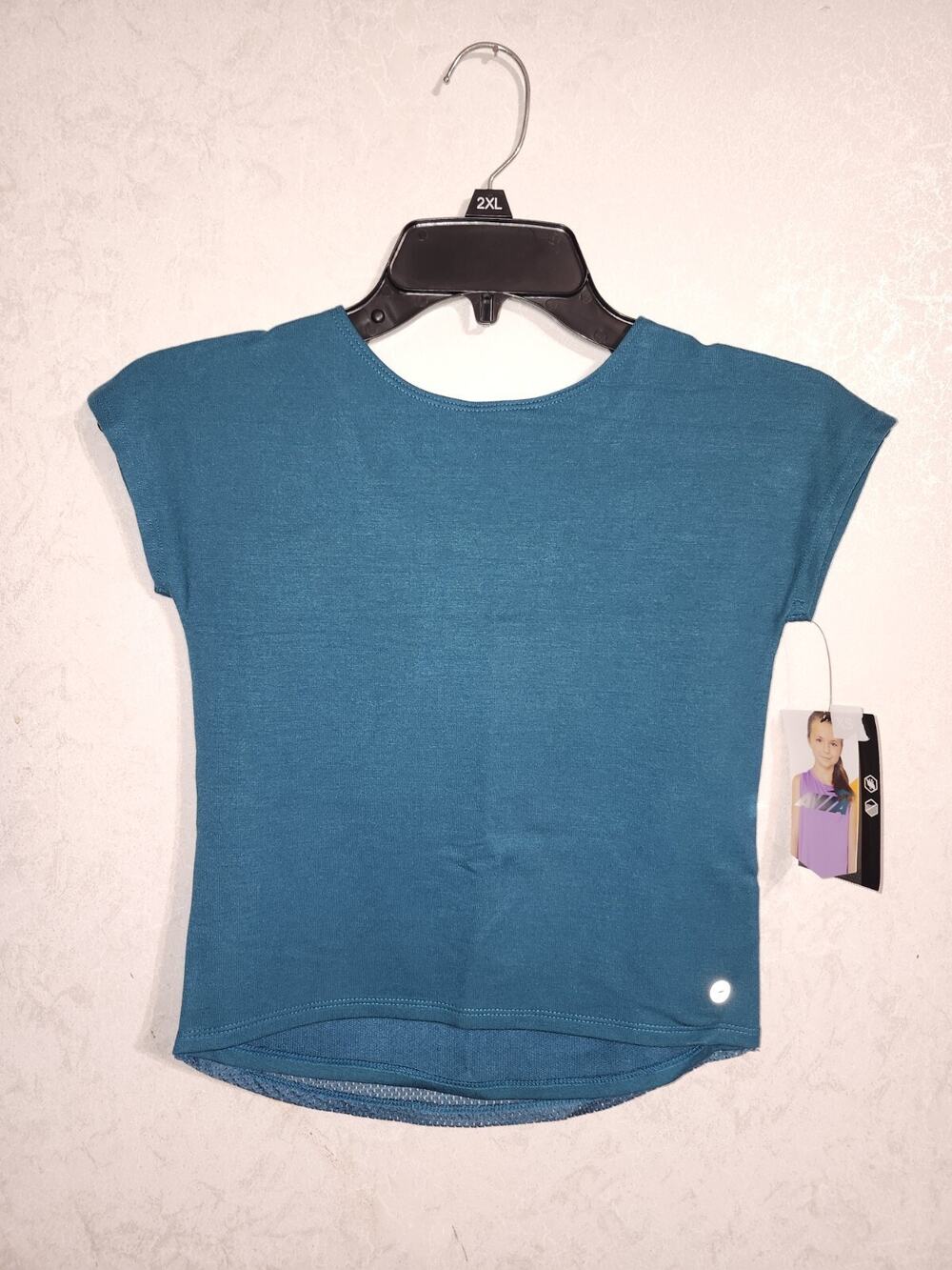 Girls Avia Studio Short Sleeve Tee Green XXL 18 PHOTO DOES NOT SHOW TRUE COLOR